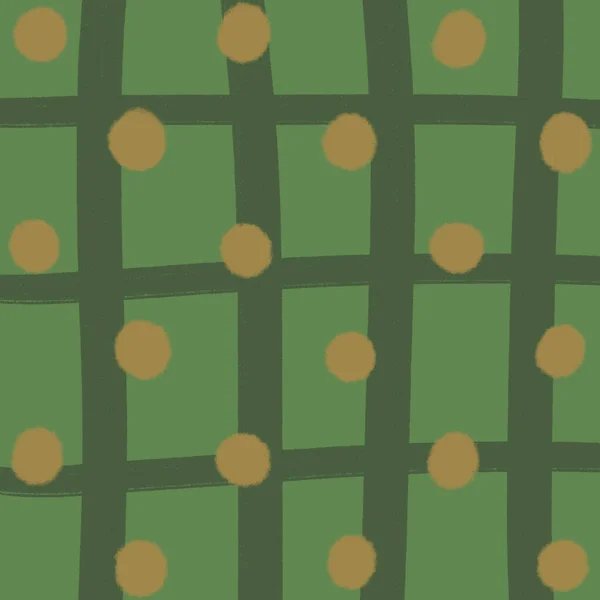 Grönt Rutnät Dot Set2 Jul Bakgrund Tapet Konsistens — Stockfoto