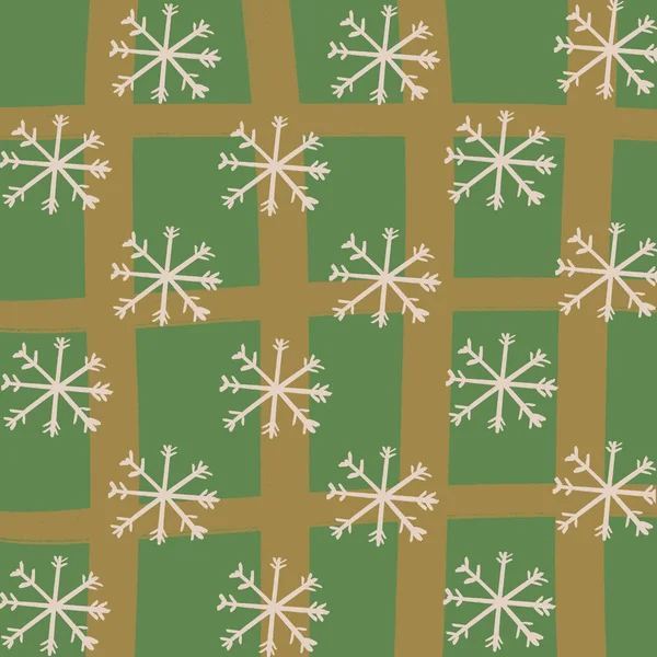 Зеленая Сетка Снег Рождественский Фон Обои Текстуры — стоковое фото