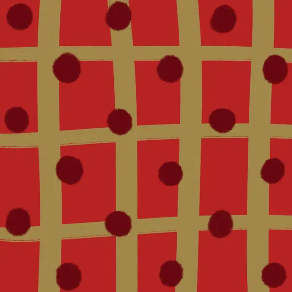 Красный Сетка Точка Набор Рождественский Фон Обои Текстуры — стоковое фото