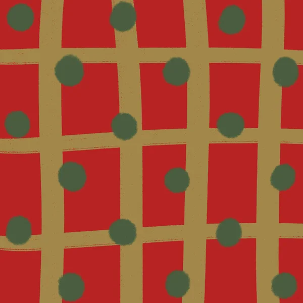 Red Grid Dot Set Navidad Fondo Fondo Pantalla Textura —  Fotos de Stock