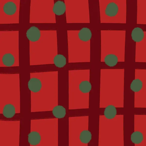 Красный Сетка Точка Набор Рождество Обои Текстура Фона — стоковое фото
