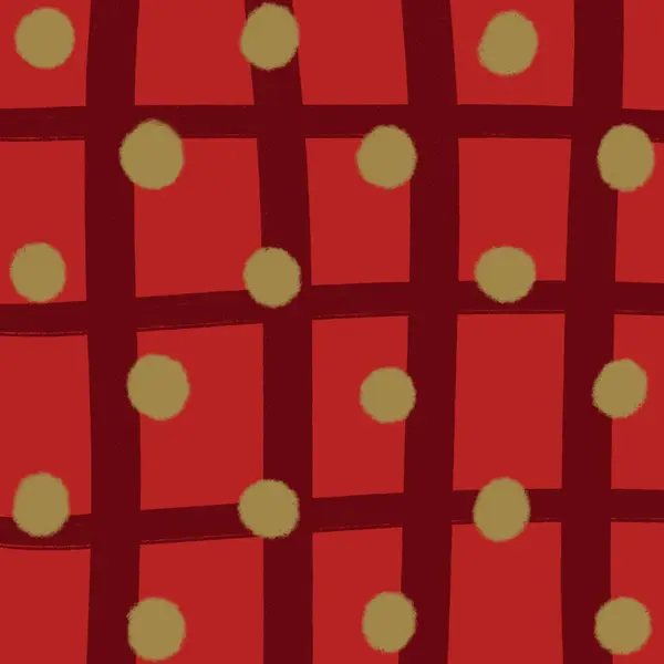 Красный Сетка Точка Набор Рождественский Фон Обои Текстуры — стоковое фото