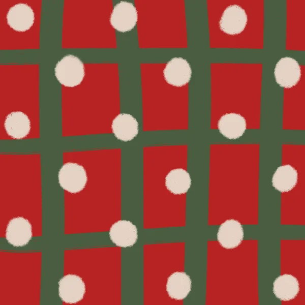Red Grid Dot Set Navidad Fondo Fondo Pantalla Textura —  Fotos de Stock