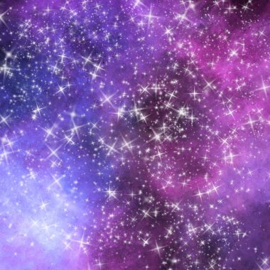 Galaksi Uzay Bulutsusu Görüntü Duvar Kağıdı Dokusu 5-6 Yıldız