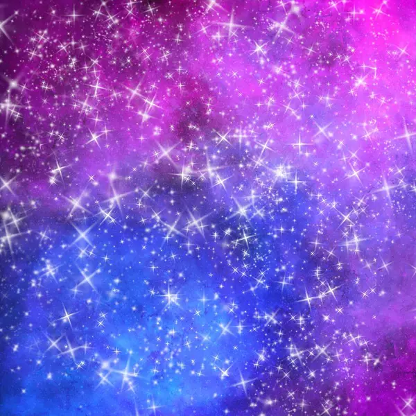 銀河宇宙星雲背景イラスト壁紙テクスチャ1 5つ星 — ストック写真