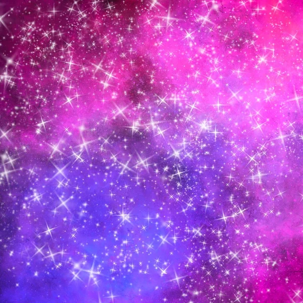 Galaxy Space Nebula Ilustracja Tapety Tekstura Gwiazdka — Zdjęcie stockowe