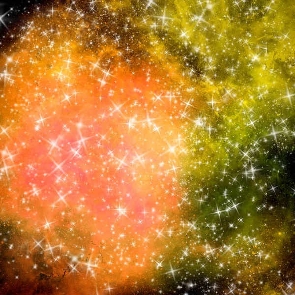Галактика Космическая Туманность Фон Иллюстрация Обои Текстура Звезда — стоковое фото