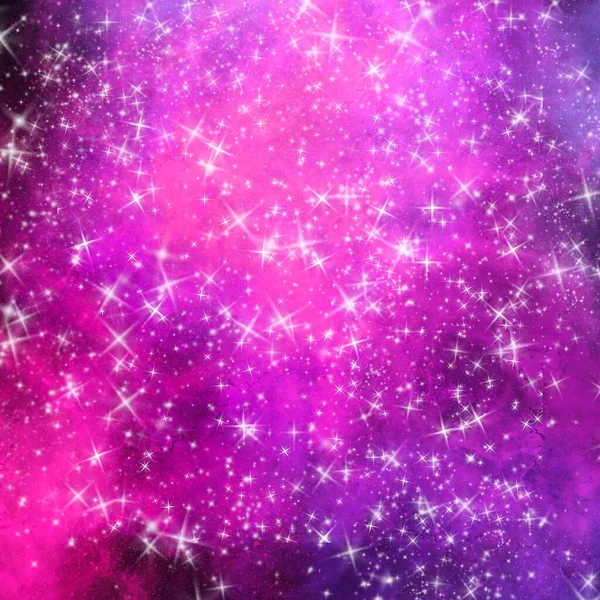 銀河宇宙星雲背景イラスト壁紙テクスチャ3 5つ星 — ストック写真