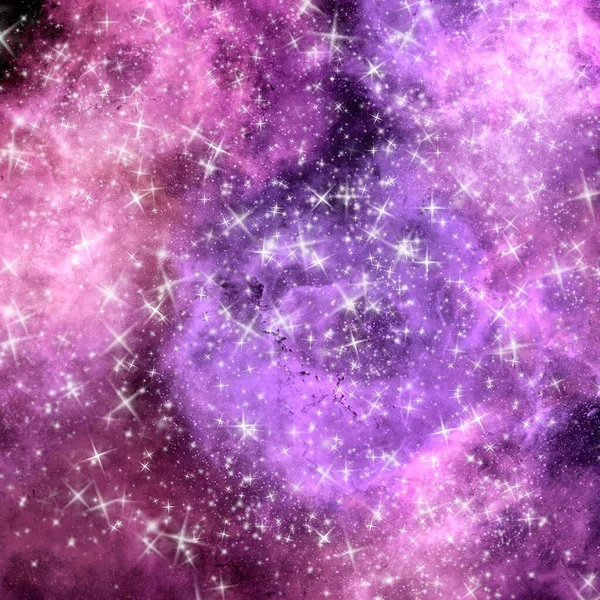 銀河宇宙星雲背景イラスト壁紙テクスチャ7 スター — ストック写真