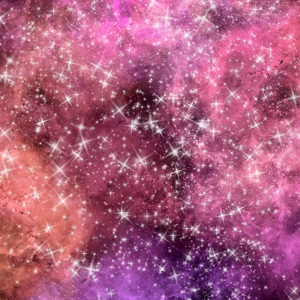 Galaxy Space Nebula Background Illustration Wallpaper Texture Star — стокове фото