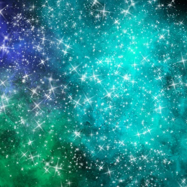 Галактика Космическая Туманность Фон Иллюстрация Обои Текстура Звезды — стоковое фото