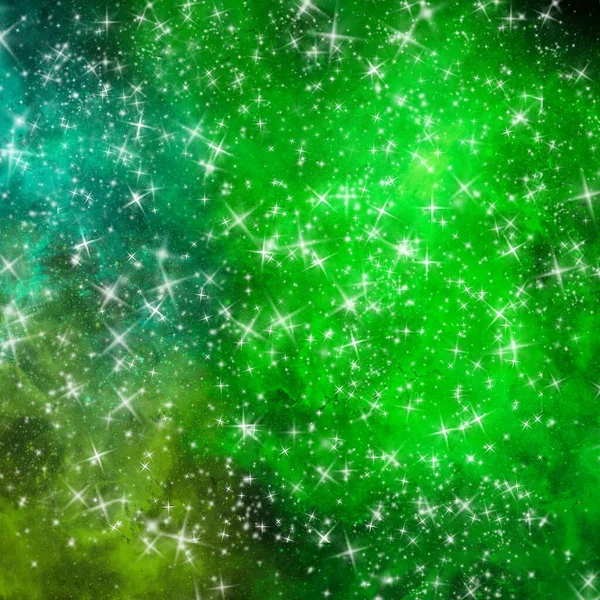 銀河宇宙星雲背景イラスト壁紙テクスチャ9 2つ星 — ストック写真