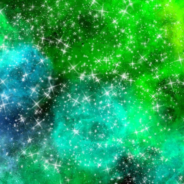 銀河宇宙星雲背景イラスト壁紙テクスチャ10 1つ星 — ストック写真