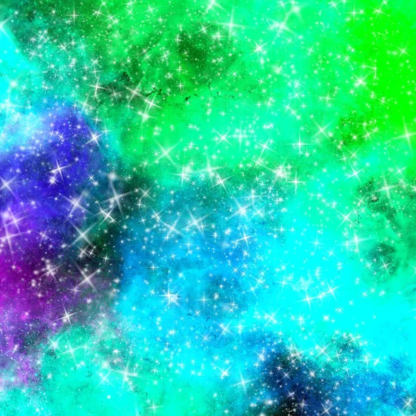 銀河宇宙星雲背景イラスト壁紙テクスチャ10 スター — ストック写真