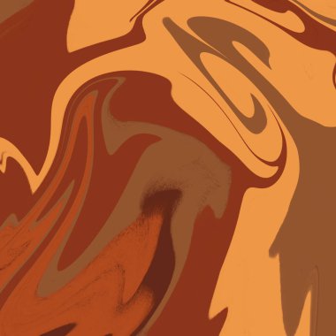 Cadılar Bayramı Sıvı Girdabı 65 Arkaplan Resimli Duvar Kağıdı Dokuması Kahverengi Turuncu