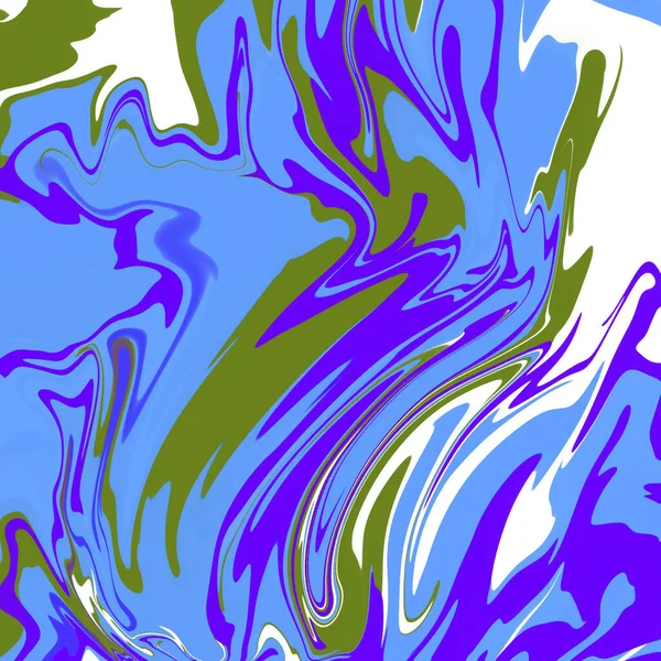 Blå Marmor Flytande Sammanfattning Bakgrund Illustration Bakgrund Bakgrund Textur — Stockfoto