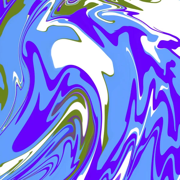 Kék Márvány Folyadék Elvont Háttér Illusztráció Tapéta Textúra — Stock Fotó