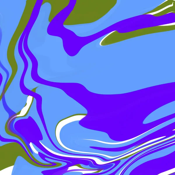 青い大理石の液体要約3 2背景イラスト壁紙テクスチャ — ストック写真