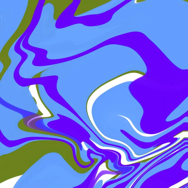 青大理石の液体要約3 8背景イラスト壁紙テクスチャ — ストック写真