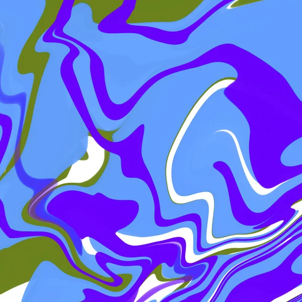 青い大理石の液体要約3 10背景イラスト壁紙テクスチャ — ストック写真