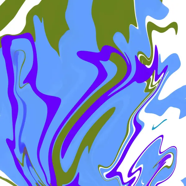 Синяя Мраморная Жидкость Аннотация Фон Иллюстрация Обои Текстура — стоковое фото