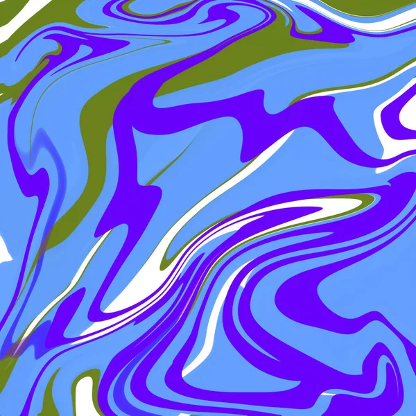 青い大理石の液体要約7背景イラスト壁紙テクスチャ — ストック写真