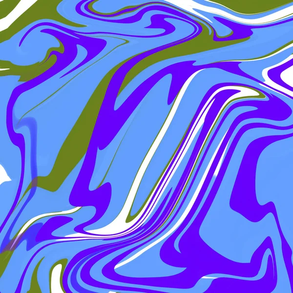 Kék Márvány Folyadék Elvont Háttér Illusztráció Tapéta Textúra — Stock Fotó