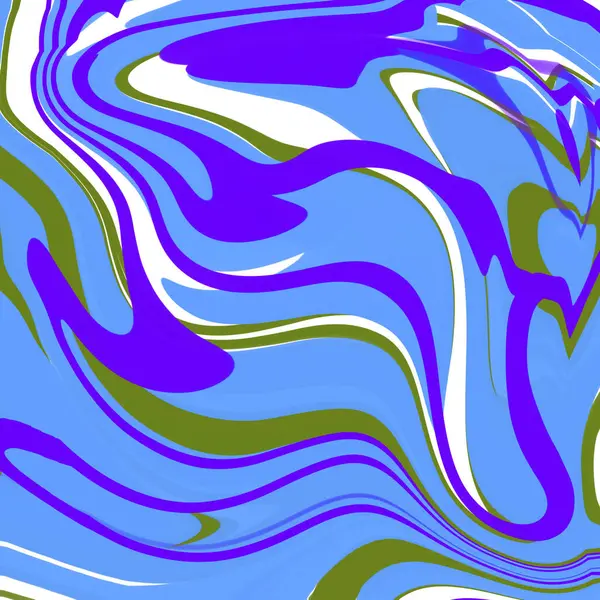 Синяя Мраморная Жидкость Реферат Фон Иллюстрация Обои Текстура — стоковое фото