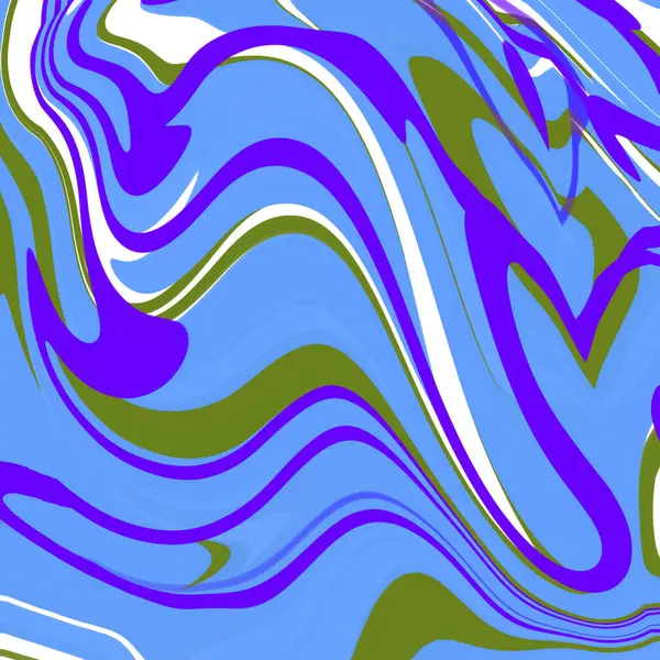 Niebieski Marmur Liquid Abstract Tło Ilustracja Tapety Tekstura — Zdjęcie stockowe