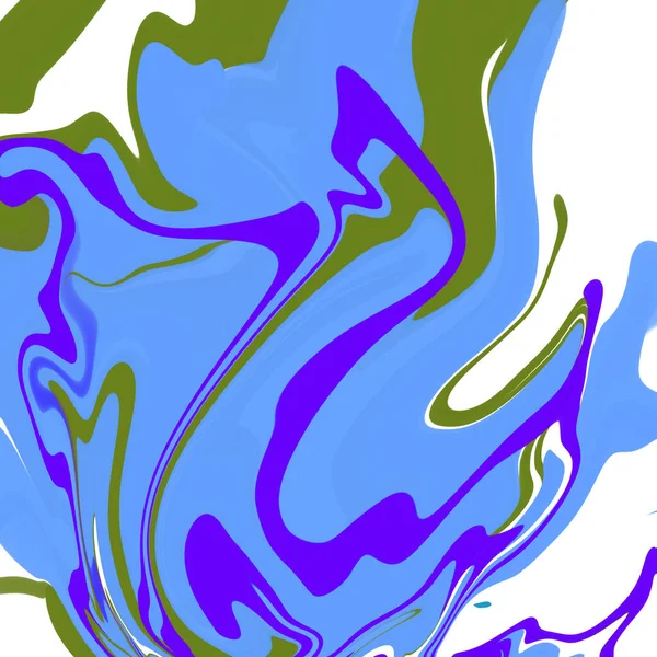 Modrý Mramor Tekutý Abstrakt Pozadí Ilustrace Tapeta Textura — Stock fotografie