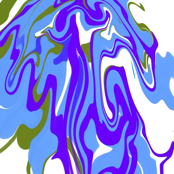 Синяя Мраморная Жидкость Аннотация Фон Иллюстрация Обои Текстура — стоковое фото