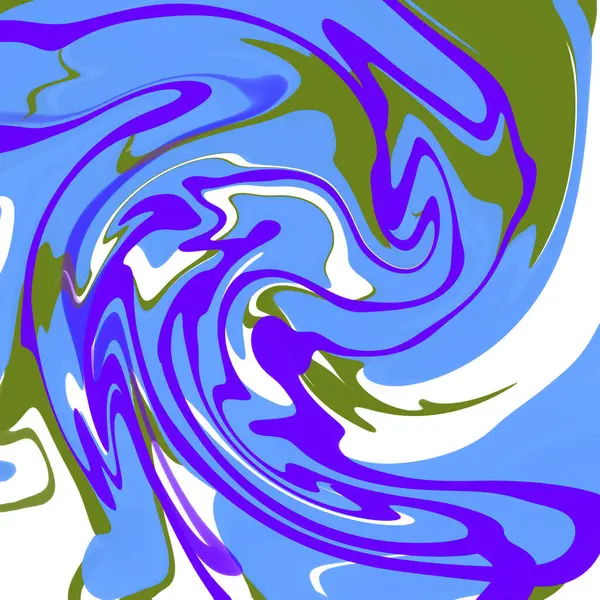 Marmo Blu Liquido Astratto Sfondo Illustrazione Carta Parati Texture — Foto Stock