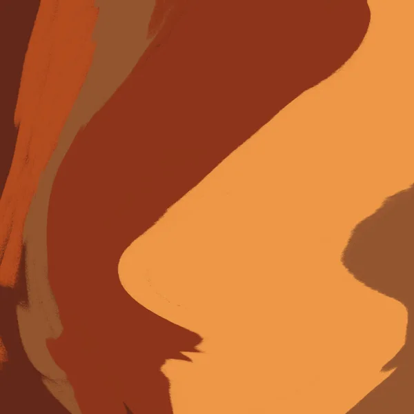 Halloween Flytande Virvel Bakgrund Illustration Tapet Textur Brun Orange — Stockfoto