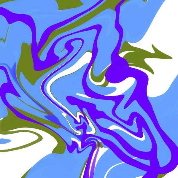 Niebieski Marmur Liquid Streszczenie Tło Ilustracja Tapety Tekstura — Zdjęcie stockowe