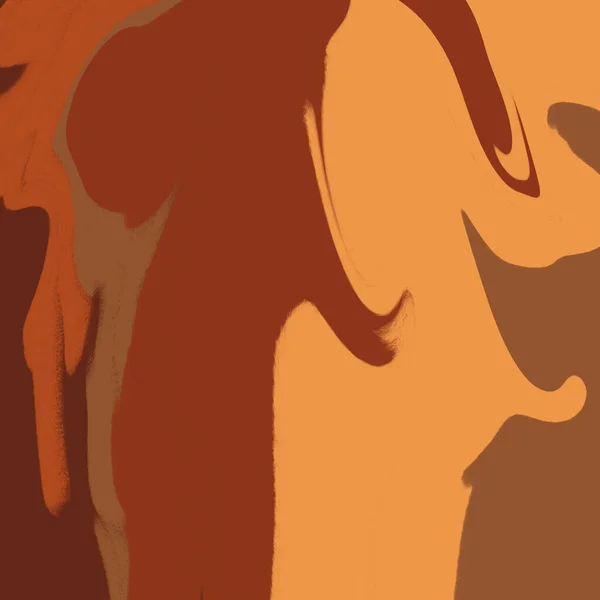 Halloween Liquid Swirl Background Illustration Wallpaper Texture Brown Orange — 스톡 사진