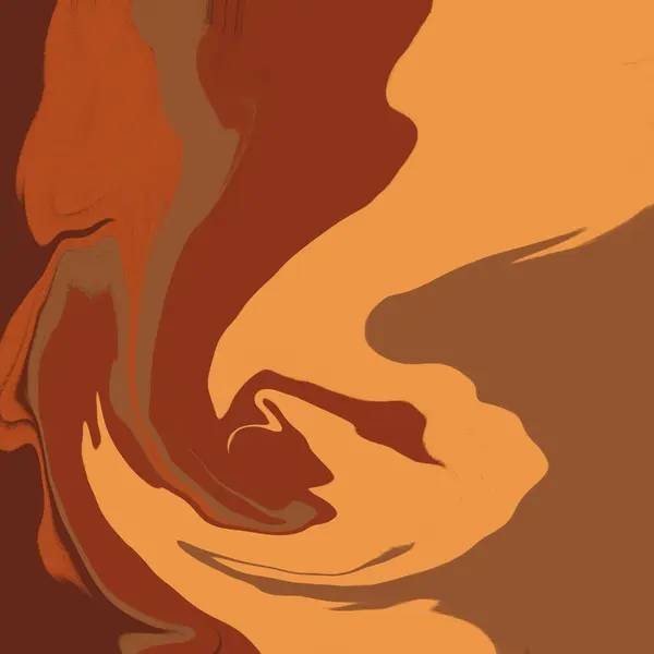 Απόκριες Υγρό Στροβιλισμού Εικονογράφηση Φόντου Ταπετσαρία Υφή Καφέ Πορτοκαλί — Φωτογραφία Αρχείου