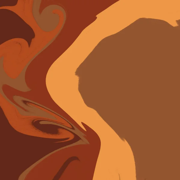 Halloween Płyn Wirować Tło Ilustracja Tapety Tekstura Brązowy Pomarańczowy — Zdjęcie stockowe