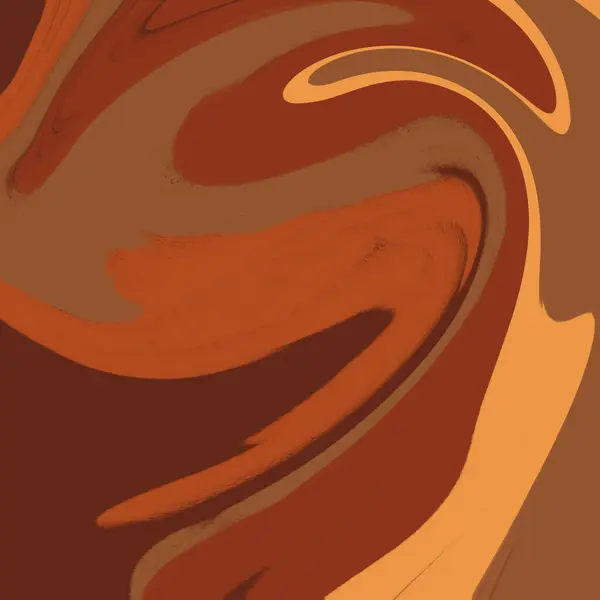 Απόκριες Liquid Swirl Εικόνα Φόντου Ταπετσαρία Υφή Καφέ Πορτοκαλί — Φωτογραφία Αρχείου