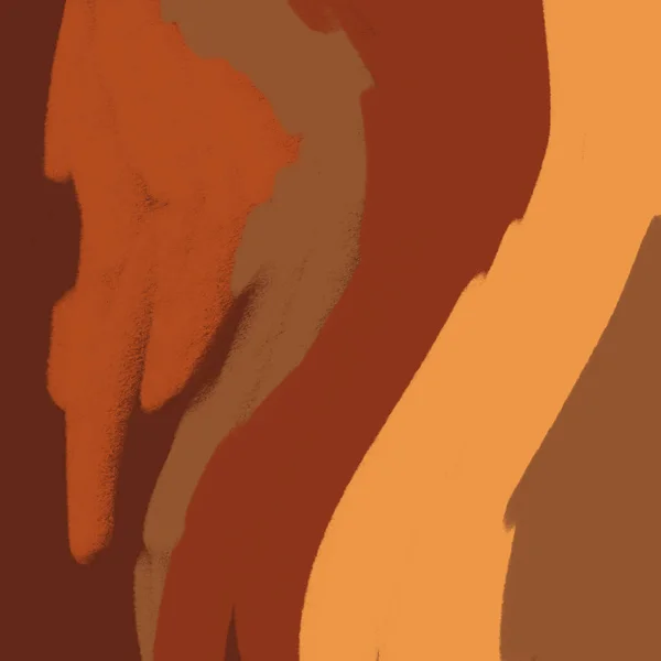 Halloween Flytande Virvel Bakgrund Illustration Tapet Textur Brun Orange — Stockfoto