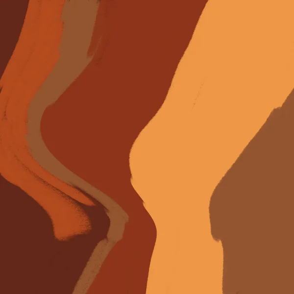 Halloween Liquid Swirl Hintergrundillustration Wallpaper Texture Brown Orange — Stockfoto