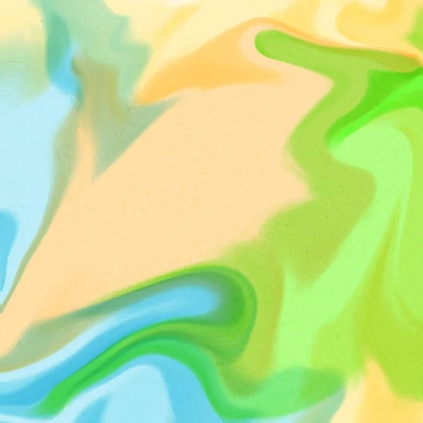 Příroda Letní Téma Pozadí Ilustrace Tapeta Textura Zelená Modrá Žlutá — Stock fotografie