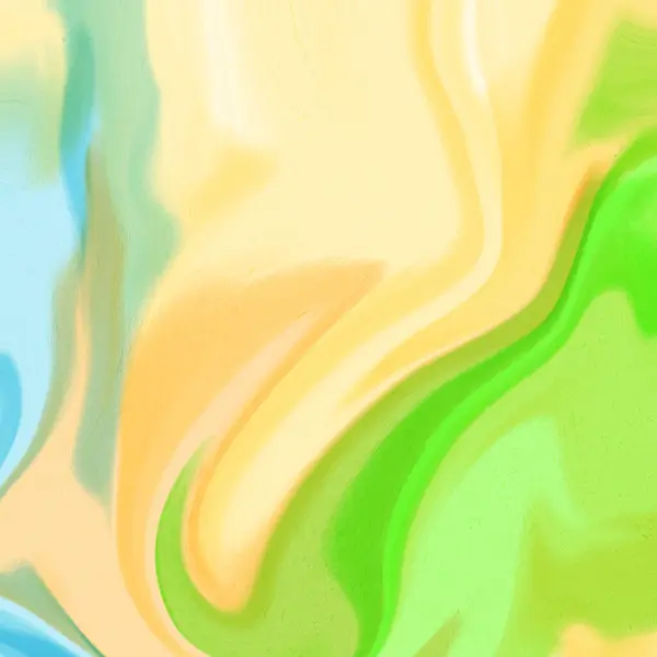 Природа Літня Тема Фонова Ілюстрація Шпалери Текстура Зелений Синій Жовтий — стокове фото