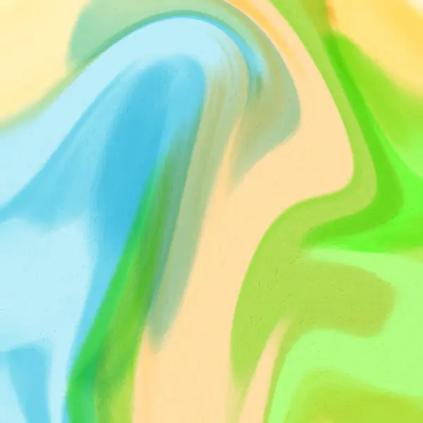 Natur Sommer Thema Hintergrund Illustration Tapete Textur Grün Blau Gelb — Stockfoto
