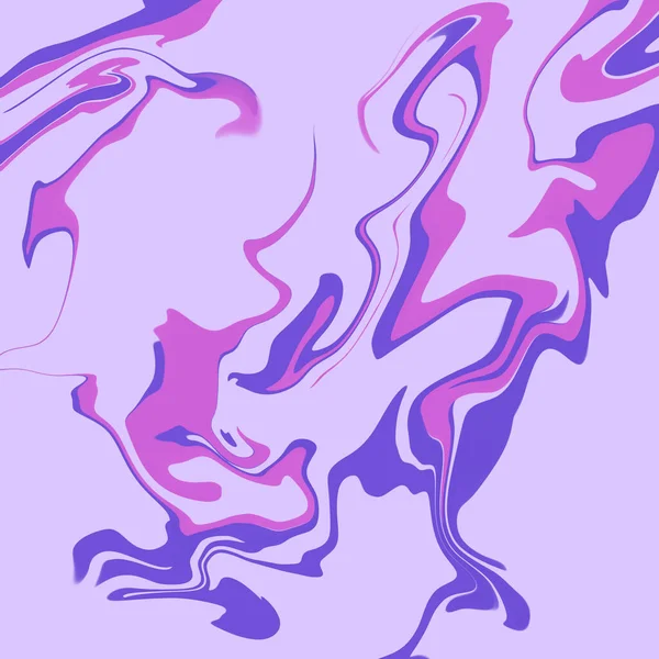 Lila Marmor Flüssigkeit Abstrakt Hintergrundillustration Tapete Textur — Stockfoto