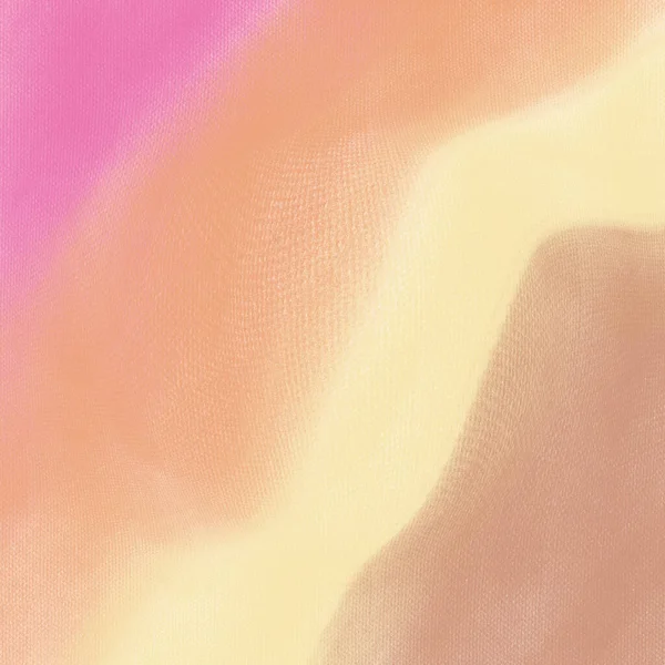 Abstrakte Leinwand Gelb Orange Rosa Braun Hintergrundillustration Tapete Textur — Stockfoto