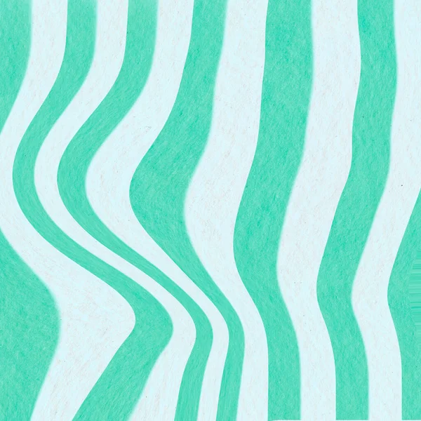 Streifen Grün Flüssig Groovy Hintergrund Illustration Tapete Textur — Stockfoto