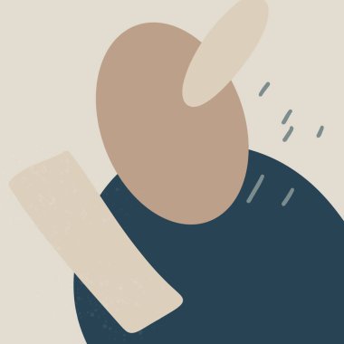 Modern Soyut Şekil Kahverengi Yeşil 311 Arkaplan Resimleri Duvar Kağıdı Dokusu