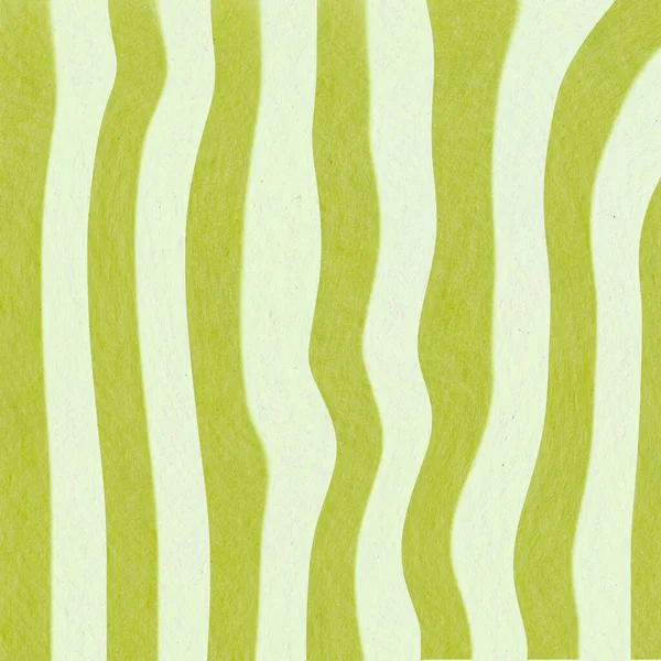 Stripe Green Liquid Groovy背景イラスト壁紙テクスチャ — ストック写真