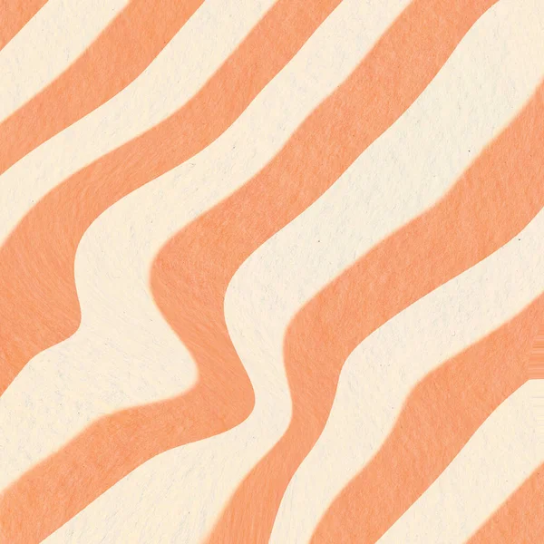 Rayure Orange Liquide Groovy Fond Illustration Fond Écran Texture — Photo