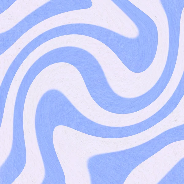 Stripe Blue Liquid Groovy Background Illustration Wallpaper Texture — 스톡 사진